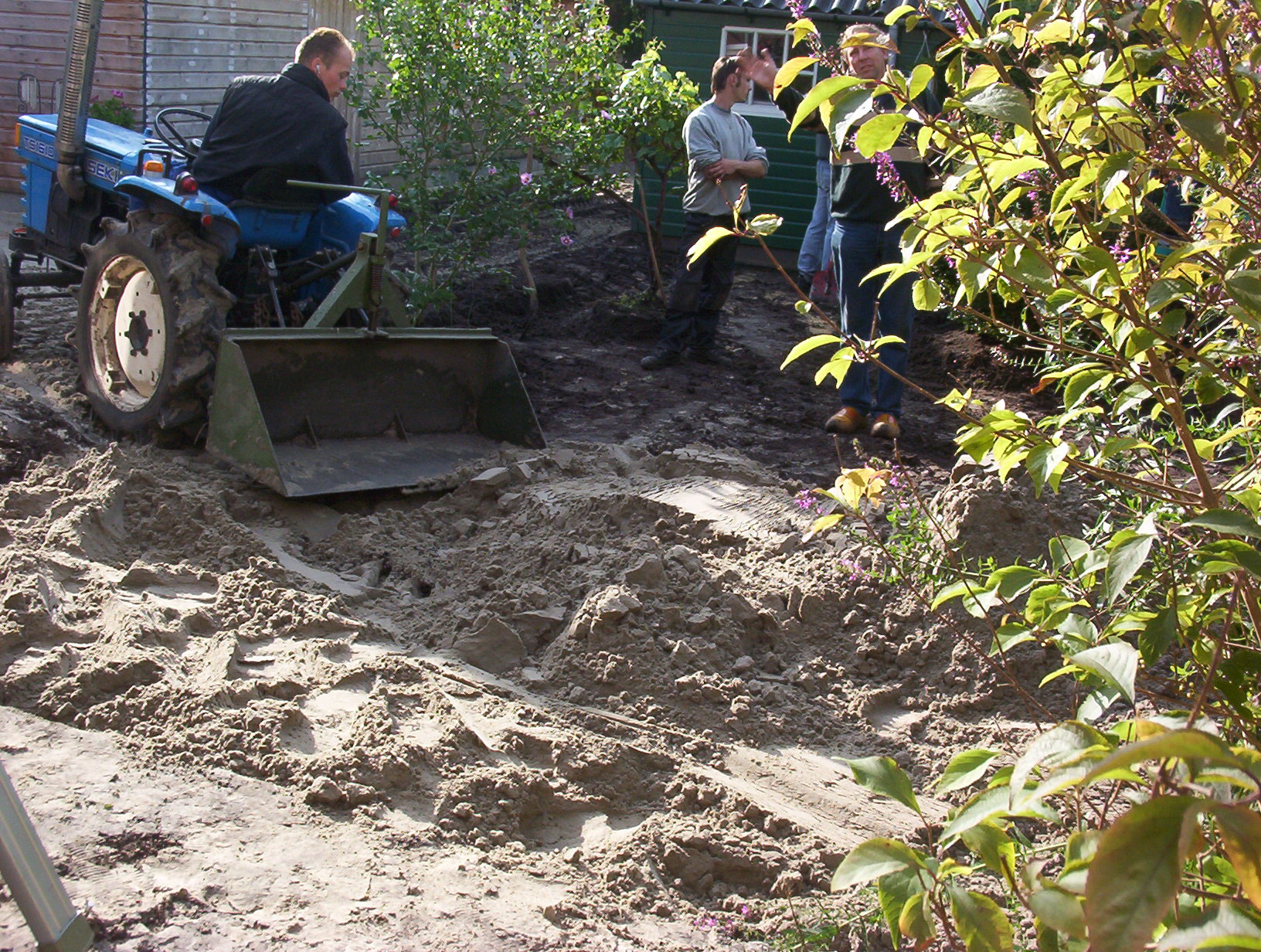 Verplaatsen zand